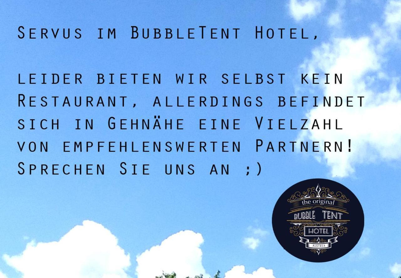 Bubble Tent Weyregg